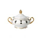 Dzbanek do mleczka 0,30 l - G539 ALASKA Dama Kier + Cukiernica 0,25 l - G539 ALASKA Dama Kier - zdjęcie