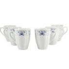 Zestaw talerzy dla 6 osób - MARIA 6101 Kaszubska + Zestaw kubków 300 ml dla 6 osób - Maria 6101 Kaszubska - zdjęcie