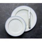 Talerz płytki 21 cm - Forte Mizu II paski (V-FO508-12) - zdjęcie