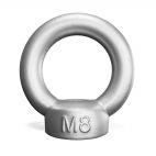 Komplet ocynkowanych nakrętek z uchem M8 KS004 (2 szt) - zdjęcie
