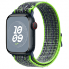 Apple Pasek 41 silikonowy Nike+ w kolorze Green/Blue - zdjęcie