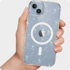 Etui do iPhone 15 Tech-Protect Glitter MagSafe - Przeźroczyste - zdjęcie 