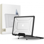 Obudowa Tech-Protect Smartshell Pro MacBook Air 15 M2 M3 M4 2023-2025 BLACK/CLEAR - zdjęcie