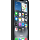 Apple Etui iPhone 16 Silicone MagSafe - Czarne - zdjęcie