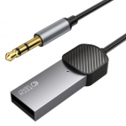 Adapter Tech-Protect Bluetooth Aux Audio szary - zdjęcie