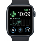 Apple Watch SE 2 44mm aluminium w kolorze północy z paskiem sportowym w kolorze północy - zdjęcie