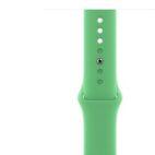 Pasek do Apple Watch 45mm Silicone - Bright Green - zdjęcie