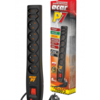 Listwa zasilająca Acar P7 1.5m 7 gniazd czarna - zdjęcie