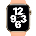 Apple Pasek 44 silikonowy w kolorze Cantaloupe - pomarańczowy - zdjęcie