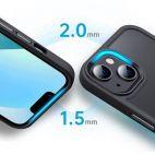 Etui do iPhone 12/12 Pro Tech-Protect Magmat - Niebieski mat - zdjęcie 