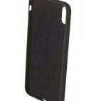 Etui do iPhone Xs Max KMP Silicone Case - czarne - zdjęcie