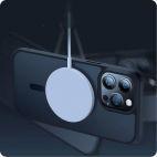 Etui do iPhone 15 Tech-Protect Magmat MagSafe - Przeźroczysty/czarny - zdjęcie 