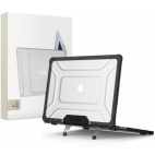 Obudowa Tech-Protect Smartshell Pro MacBook Air 13 M2 M3 M4 2023-2025 BLACK/CLEAR - zdjęcie