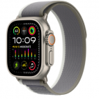 Pasek Apple Watch Trail Loop 49mm Green/Gray S/M - zdjęcie