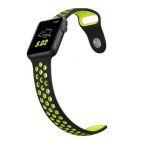 Pasek do Apple Watch 44/45/49 mm TECH-PROTECT Softband - czarno-zielony - zdjęcie