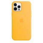 Etui do iPhone 12 Pro Max Apple Silicone Case z MagSafe - słoneczny - zdjęcie 