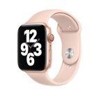 Pasek do Apple Watch 45mm Silicone - piaskowy róż - zdjęcie