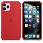 Etui do iPhone 11 Pro Apple Silicone Case - czerwone - zdjęcie