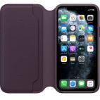 Etui do iPhone 11 Pro Apple Leather Folio - fioletowe - zdjęcie