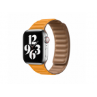 Apple pasek do Apple Watch 38/40/41 mm z karbowanej skóry rozmiar S/M - kalifornijski mak - zdjęcie 