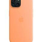 Etui do iPhone 15 Apple Silicone Case z MagSafe - pomarańczowe - zdjęcie