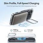 Etui do iPhone 17 Pro Max ESR Classic Hybrid Kickstand MagSafe Clear - zdjęcie
