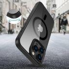 Etui do iPhone 16 Pro Max Tech-Protect MagMat MagSafe black clear - przezroczyste - zdjęcie