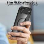 Etui do iPhone 17 Air Tech-Protect MagMat MagSafe black clear - zdjęcie