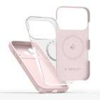 Etui do iPhone 17 Pro Max Tech-Protect Silicone MagSafe pink pearl - zdjęcie