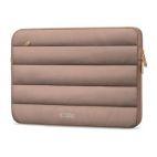 Etui do Macbooka 13-14 Tech-Protect Fluffy walnut - brązowe - zdjęcie