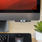 Przejściówka Satechi Type-C Clamp Hub Pro Space Grey do iMac - srebrny - zdjęcie