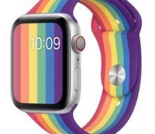 Pasek do Apple Watch 42/44/45/49 mm Apple Pride Edition - tęczowy