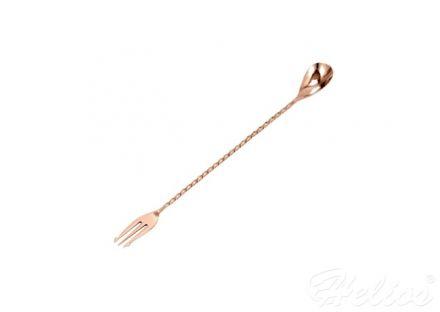 Łyżka barmańska z widelcem 50 cm złota (BPR-50G) - zdjęcie główne