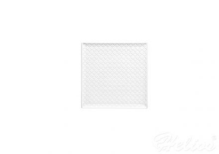Talerz płytki / kwadratowy 17 cm - MARRAKESZ (biały) - zdjęcie główne
