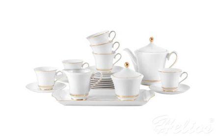 Zestaw kawowy dla 6 os./ 22 części - G667 MARGARET Złota Linia - zdjęcie główne