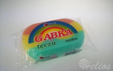 Gąbka kąpielowa owalna / 1 szt. - TĘCZA (HEL-0033) - zdjęcie główne
