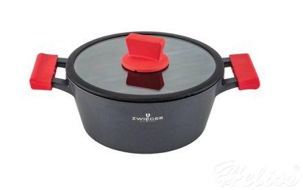 Garnek z pokrywką 24 cm - OBSIDIAN - zdjęcie główne