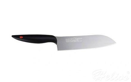 Kasumi Nóż Santoku kuty Titanium dł. 18 cm, grafit (K-22018) - zdjęcie główne