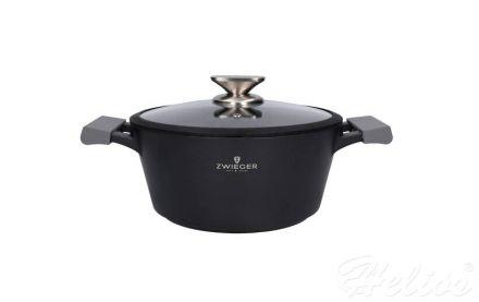 Garnek z pokrywką 24 cm - WHITE STONE - zdjęcie główne