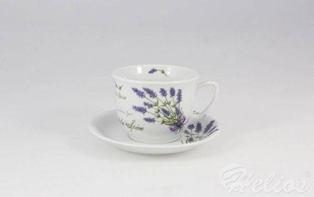 Kubek 300 ml ze spodkiem - 5979 LAWENDA (Wiedeń) - zdjęcie główne
