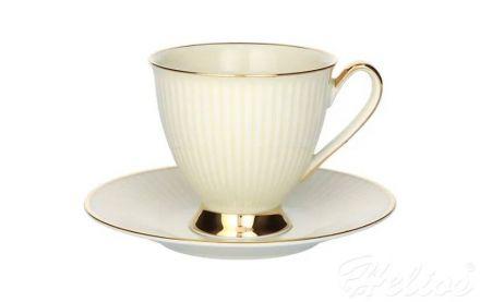 Filiżanka ze spodkiem 250 ml Dalia Kremowa GZ02 - zdjęcie główne