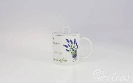 Kubek 350 ml z pokrywką - 5979 LAWENDA (Eryk) - zdjęcie główne