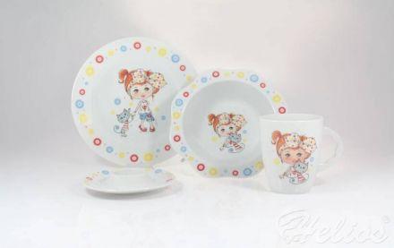Zestaw naczyń dla dzieci - CALINECZKA / W009 Dziewczynka - zdjęcie główne
