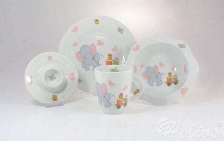 Zestaw naczyń dla dzieci - CALINECZKA / W024 Słonik - zdjęcie główne