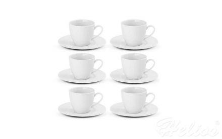 Zestaw filiżanek dla 6 osób / 12 części - Modern White (112A) - zdjęcie główne