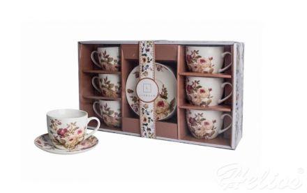 Filiżanki 250 ml ze spodkiem 6 szt. / CR6-64 - zdjęcie główne