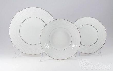Zestaw talerzy dla 6 os. / 18 części - 3607 SOFIA / Platyna - zdjęcie główne