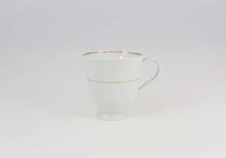Filiżanka 0,40 l - B014 IWONA Złota linia + Spodek 16 cm / do filiżanki 0,4 l - B014 IWONA Złota linia - zdjęcie główne