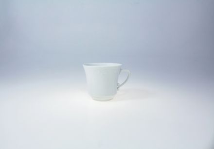 Filiżanka 0,25 l - C000 KAMELIA Biała + Spodek 15,5 cm - C000 KAMELIA Biała - zdjęcie główne