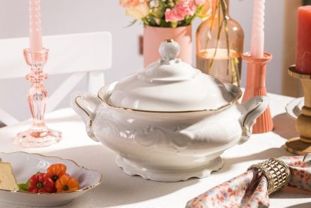 Waza 3,00 l - 3617 Fryderyka IVORY Złota Linia - zdjęcie główne